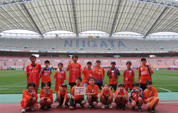 サッカー＜新潟会場＞の授業