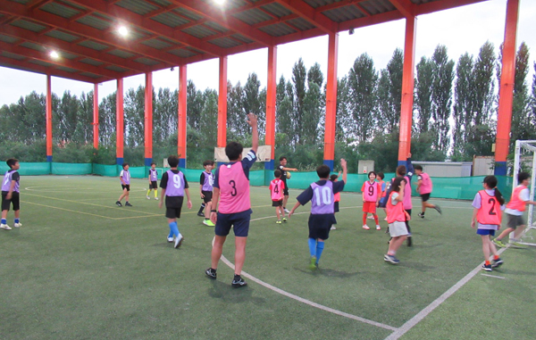 サッカー＜聖籠会場＞の授業