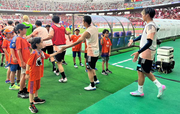 サッカーの授業