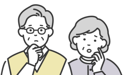老夫婦のイラスト