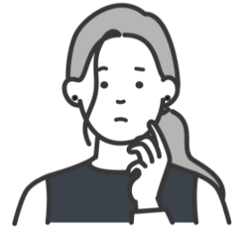 若い女性のイラスト